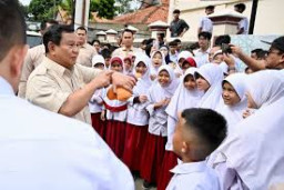 Prabowo, tak Larang Siswa Tolak MBG