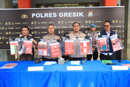 Polres Gresik Bongkar Jaringan Narkoba Madura-Gresik, Sita 209 Gram Sabu