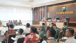 Polres Gresik Perkuat Kolaborasi Pengamanan Pengesahan Warga Baru PSHT Tahun 2026