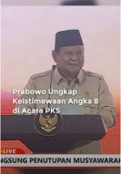 Saat di Bali, Prabowo Cerita Angka Hokinya, 8 dan 13