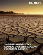 Puncak Musim Kemarau Diprediksi Agustus