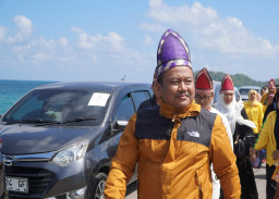Ali Mufthi Disambut Pencak Silat Khas Bawean, Safari Politik Golkar Dimulai