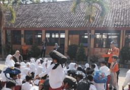 Selama Momentum MPLS, BPBD Magetan Ajak para Siswa Sadar Bencana Sejak Dini
