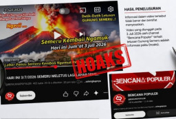 Viral! Narasi Erupsi Semeru di Medsos, Pemkab Lumajang: ‘Video yang Beredar Hoaks’