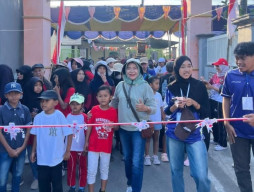 Meriahkan HUT RI ke 81, Warga Dusun Kawur Gelar Jalan Sehat
