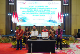 Bank Jatim Perkuat Sinergi dengan Dinas Pendidikan se-Jawa Timur melalui PKS Layanan Jasa Perbankan Satuan Pendidikan