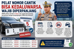 Pelat Nomor Cantik Bisa Kedaluwarsa