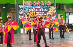 SMPN 5 Sidoarjo Gelar Lomba Dance Semaphore, Sambut Dirgahayu 81 RI