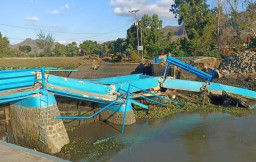 Ratusan Hektare Sawah Terdampak Jebolnya Dam Pacar di Tulungagung
