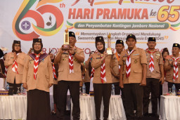 Mbak Wali Ajak Pramuka Kota Kediri Tak Hanya Terampil, tapi Mampu Menjawab Tantangan Zaman