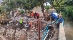 Proyek Rumah Pompa Depan Lippo Dikebut Solusi Baru Atasi Banjir di Sidoarjo