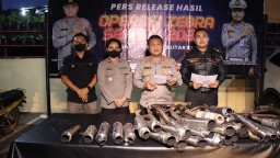 Kapolres Blitar Kota, Ungkap Hasil Operasi Zebra Semeru 2022