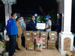 BNI Cabang Mojokerto Bantu Korban Banjir Banyulegi