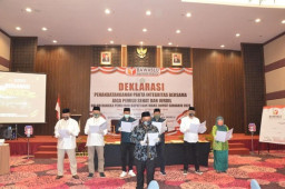 Tiga Paslon Pilkada Sidoarjo Deklarasi Pemilu Sehat dan Jurdil