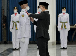 Gubernur Ridwan Kamil Kukuhkan Paskibraka Jabar 2022