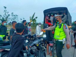 Polres Gresik Amankan 31 Motor Balap Liar di Wilayah Cerme