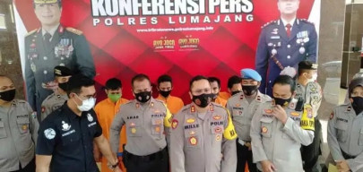 4 Tahanan Kabur dari Polres Lumajang Berhasil Ditangkap