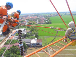 Jaga Keandalan di Musim Penghujan, PLN Lakukan Pemeliharaan Transmisi pada Jalur Krusial