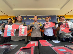 Polres Blitar Kota dalam Beberapa Hari Ungkap Dua Pelaku Curanmor dan Dua Penadahnya