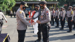 Kapolres Blitar Kota Serahkan 10 Kendaraan Roda Dua