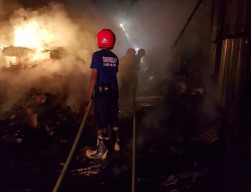 Gudang Pakan Ternak Terbakar, Kerugian Capai Ratusan Juta Rupiah