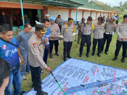 Polres Blitar Kota Terjunkan Ratusan Personil untuk Pengamanan