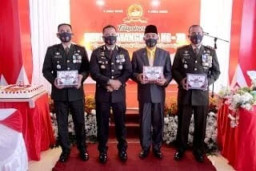 Peringati Hari Bhayangkara ke 74, Polres Lumajang Gelar Tasyakuran