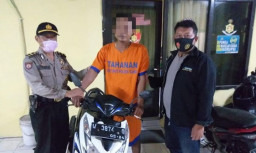 Diteriaki Korban, Maling Motor Nyaris Dimassa