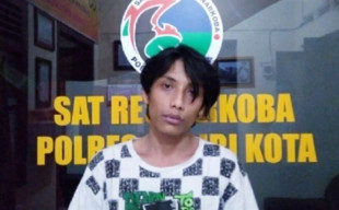 Polres Kediri Kota Tangkap Pemuda Pengedar Sabu