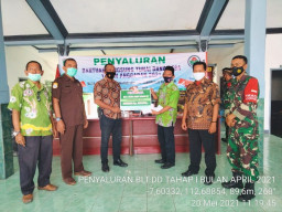 Pembagian BLTDD Tahap 4 Patuhi  Protokol Kesehatan