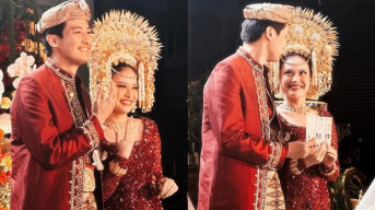 Hanggini Resmi Dipersunting Luthfi Aulia, Tampil Bahagia Kenakan Adat Padang