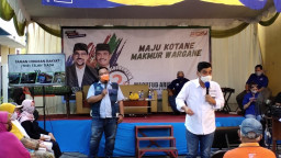 Sambangi Jemur Ngawinan, Mujiaman Bicara Sembako Murah