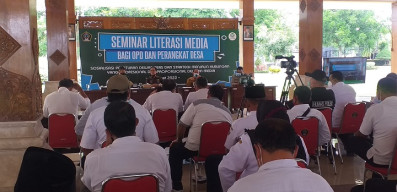 Diskominfo Kabupaten Blitar Bersama Dewan Pers Gelar Seminar Literasi Media