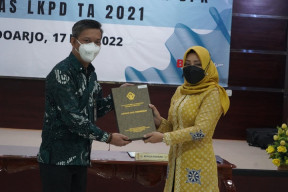 Pemkab Mojokerto Kembali Terima Opini WTP Atas LKPD TA 2021