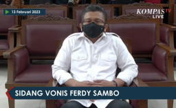 Hakim Jatuhi Hukum Mati ke Ferdy Sambo
