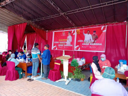 Gerindra dan Laskar Sholawat Nusantara Gelar Vaksinasi di Jember