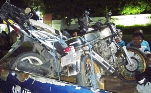 Motor Adu Banteng, 1 Tewas 1 Luka