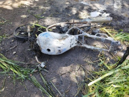 Muatan BBM Terpercik Api, Motor Ludes Terbakar