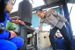 Polda Jatim Musnhakan BB Hasil Operasi Tumpas Narkoba