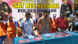 Ringkus 12 Tersangka, 16,39 Gram Sabu Disita Polisi
