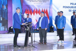 Demokrat Bangkalan 70 Persen Diisi Pemuda, saat Ra Hasani Resmi Dilantik sebagai Ketua