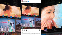 Jadi Brand Ambassador, Wajah Sarwendah Terpampang di New York Times Square