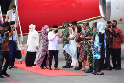 Forkopimda Jatim Dampingi Kunjungan Kerja Wapres RI di Madura
