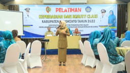Tingkatkan Kapasitas TP PKK, Pemkab Mojokerto Gelar Pelatihan Kepribadian dan Beauty Class