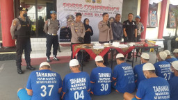 Polres Blitar Ungkap 9 Kasus Edar Narkoba dan Pil Dobel L dengan 11 Tersangka