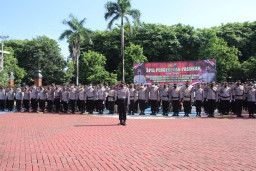 Apel Serpas Pam Tahap Pungut dan Hitung Suara Pilkades Serentak Tahun 2021 Kab Sumenep