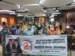 Guru PAUD se-Surabaya Dukung Machfud Arifin-Mujiaman