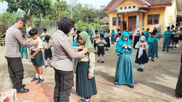 Polres Blitar Terus Sosialisasikan Stop Bullying, Patuhi Peraturan Lalu Lintas serta Stop Kenakalan Remaja