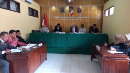 Bawaslu Kabupaten Blitar Gelar Sidang Terbuka Laporan Dugaan Pelanggaran Administrasi Pemilu 2024