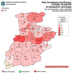 Kabupaten Lamongan Masuki Zona Oranye Covid-19